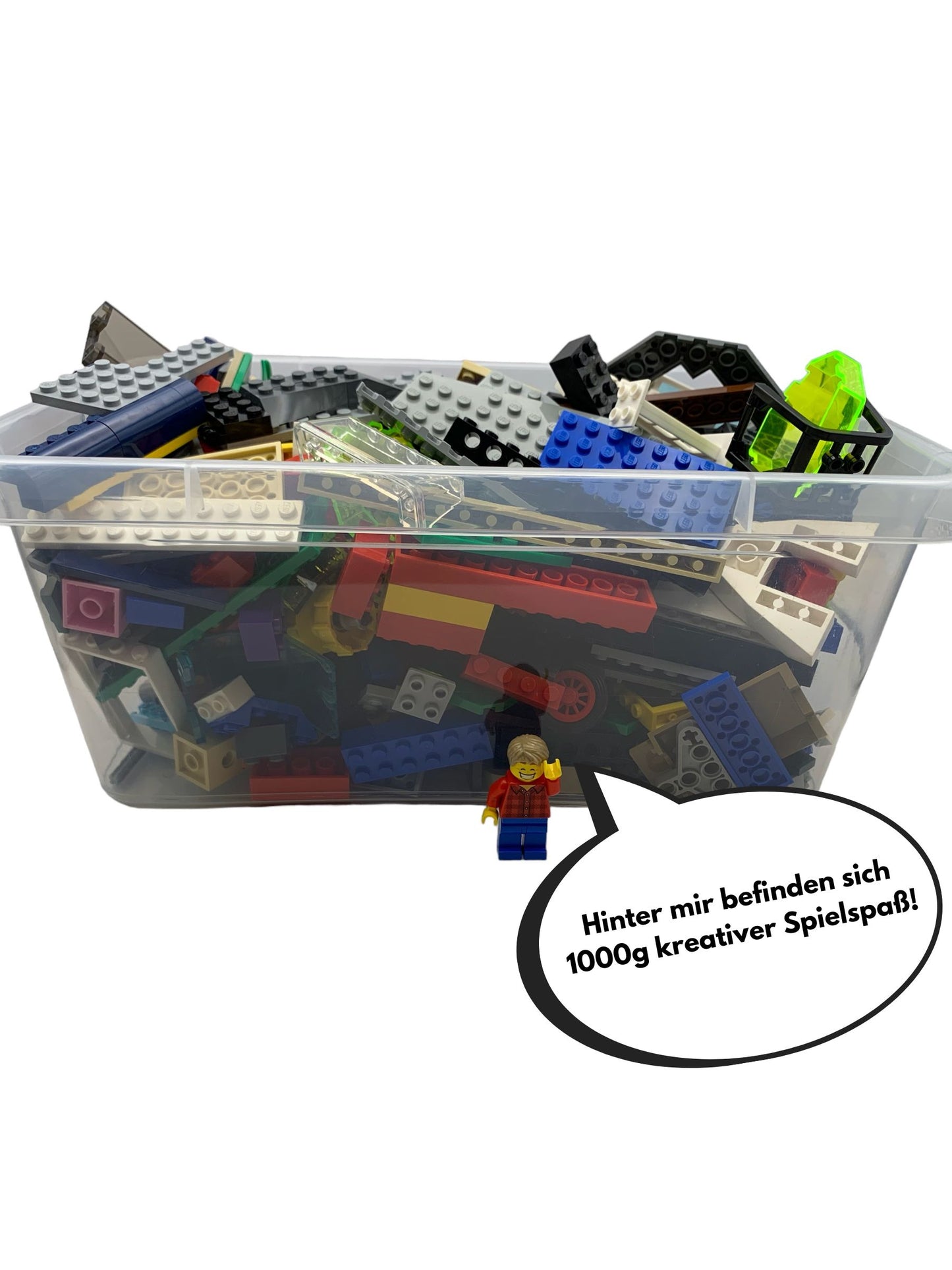 1000g LEGO-Steine. Buntgemischt. Kiloware. Mengenrabatt möglich!