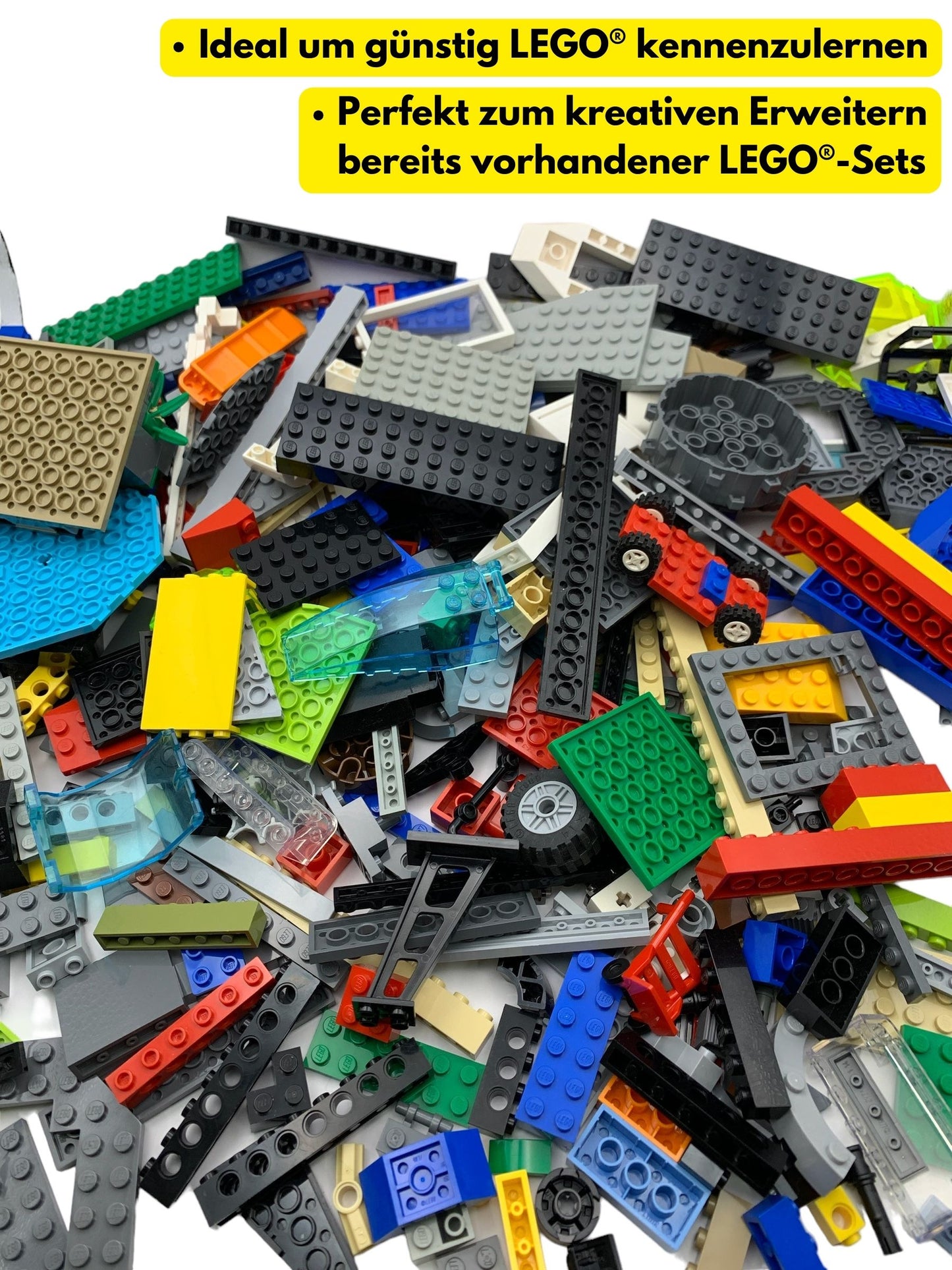 1000g LEGO-Steine. Buntgemischt. Kiloware. Mengenrabatt möglich!